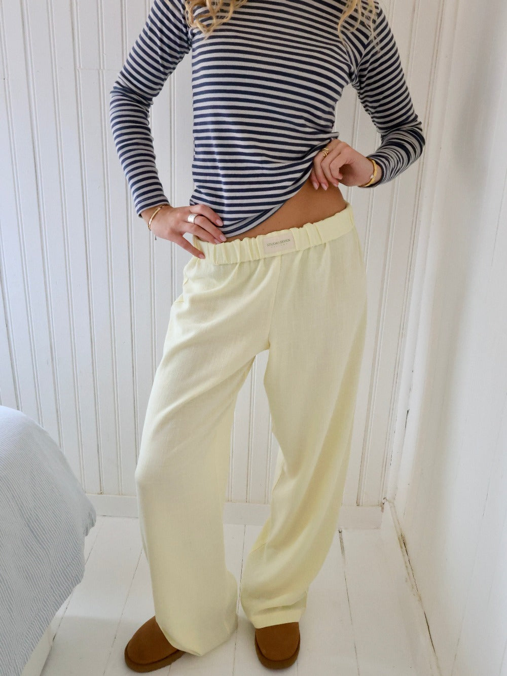 Weiche Bio-Baumwoll Lounge-Hose – Sienna
