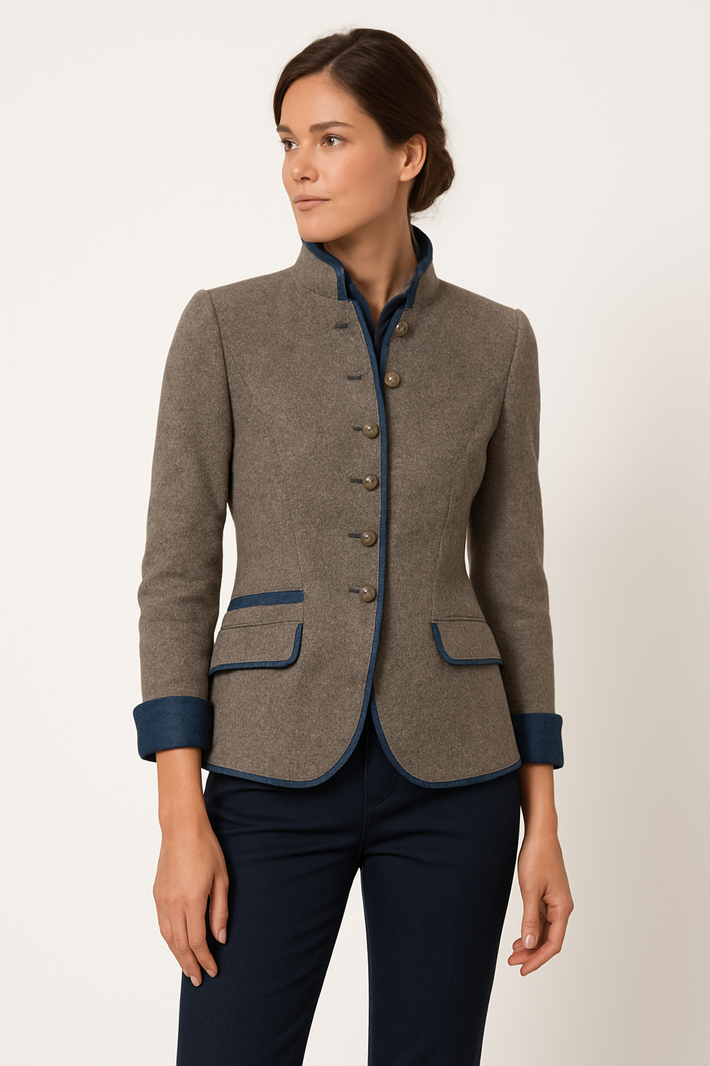 Maryse Blazer mit Stehkragen