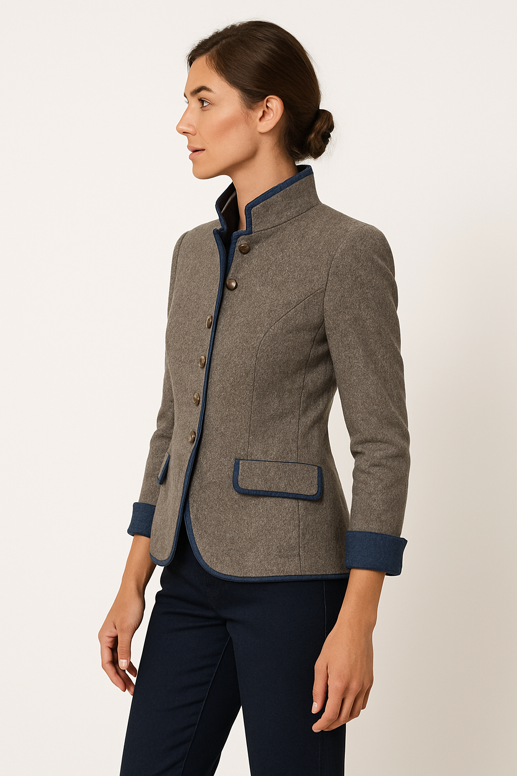Maryse Blazer mit Stehkragen
