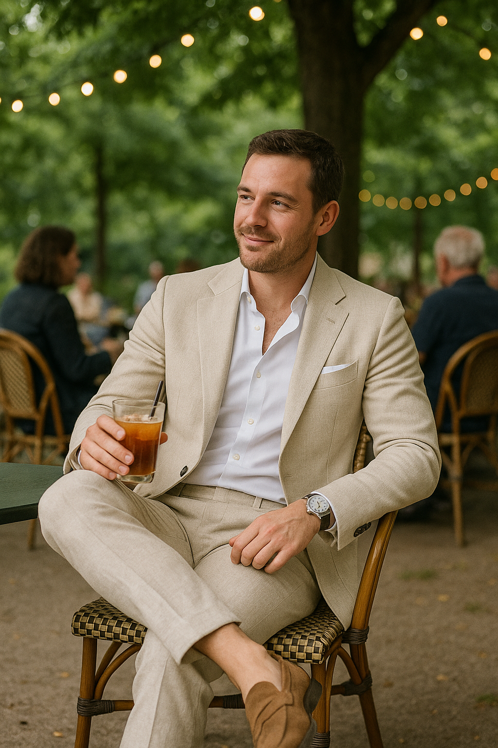 Max Herren Leinen Anzug | Leicht und Modisch
