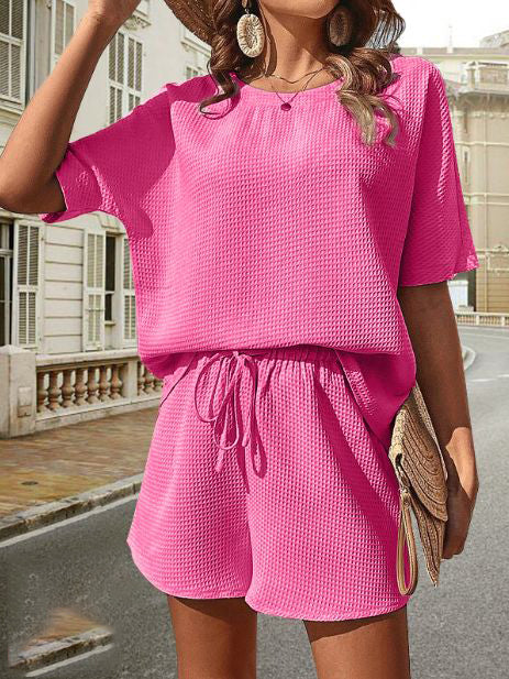 Thalia - Stilvolles zweiteiliges Sommer-Set für trendbewusste Frauen