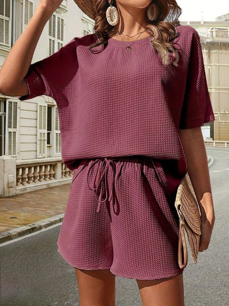 Thalia - Stilvolles zweiteiliges Sommer-Set für trendbewusste Frauen