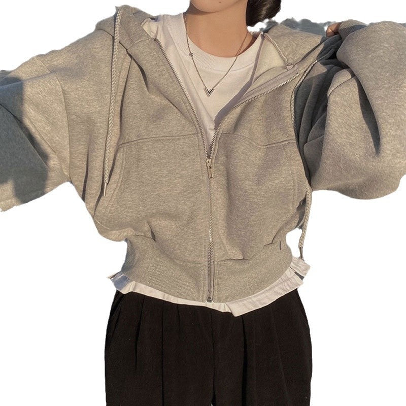 Damen Kapuzenpullover mit oversized Schnitt und praktischen Taschen WW
