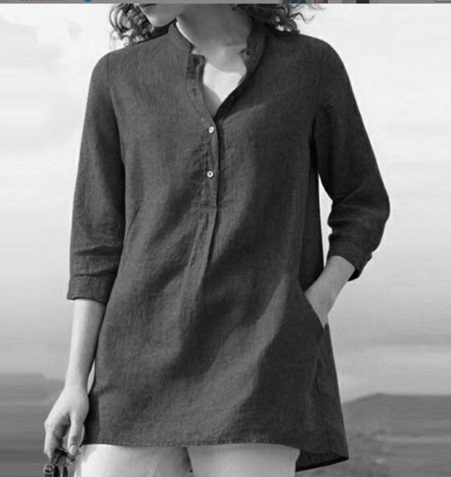 Janis | Elegante Leinenbluse