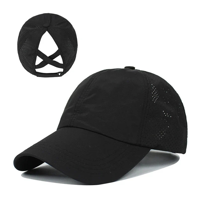 Atmungsaktive Unisex Sport-Basecap aus Mesh mit verstellbarem Sitz – AeroCap