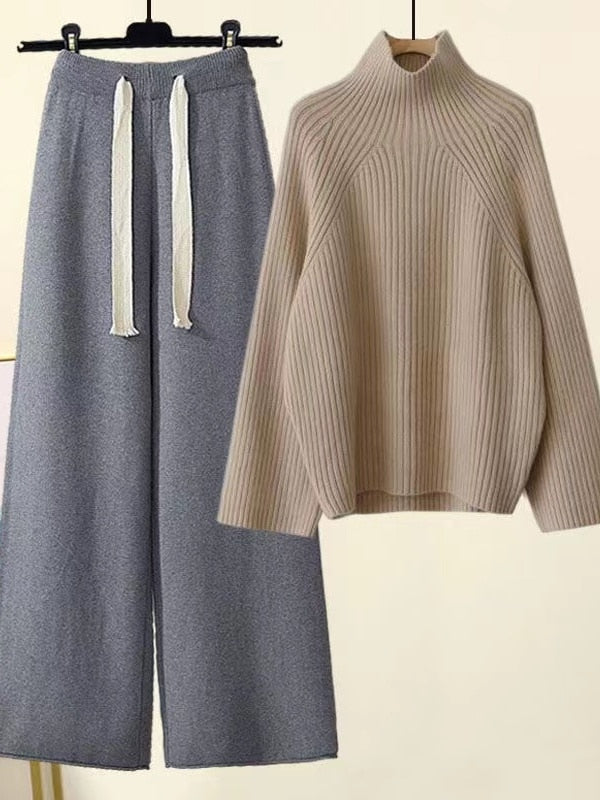 Adelheid - Gemütliches Pullover- & Hosen-Set