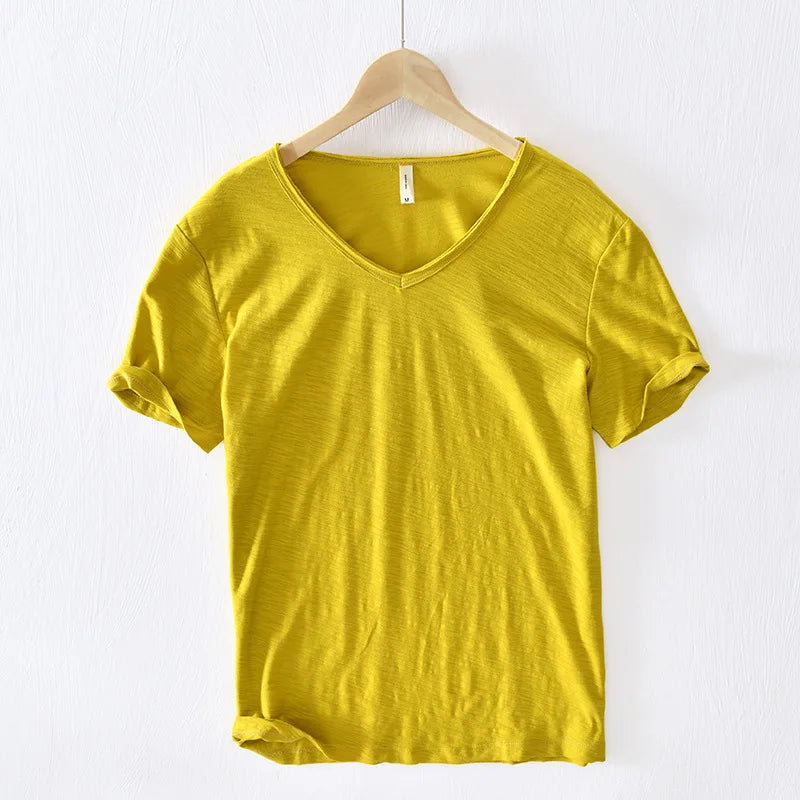 Boris V-Ausschnitt T-Shirt