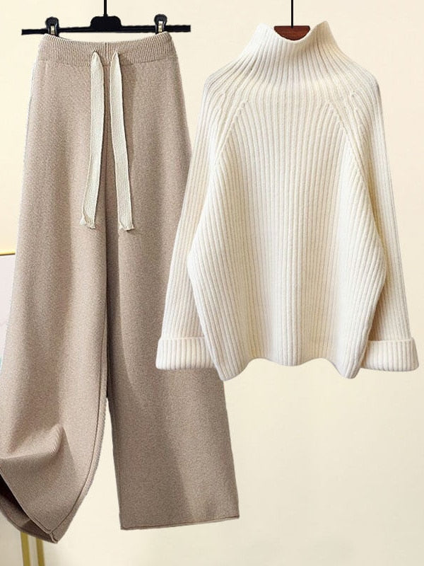 Adelheid - Gemütliches Pullover- & Hosen-Set