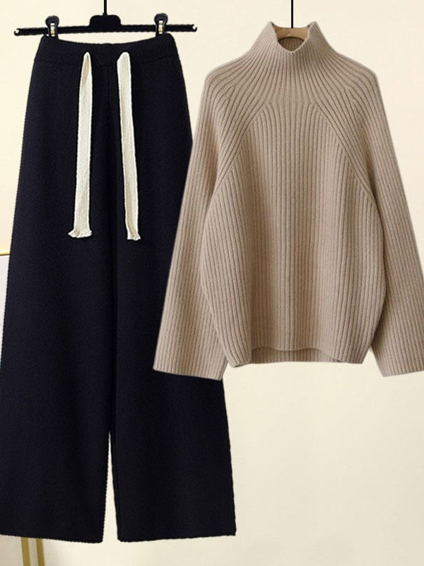 Adelheid - Gemütliches Pullover- & Hosen-Set