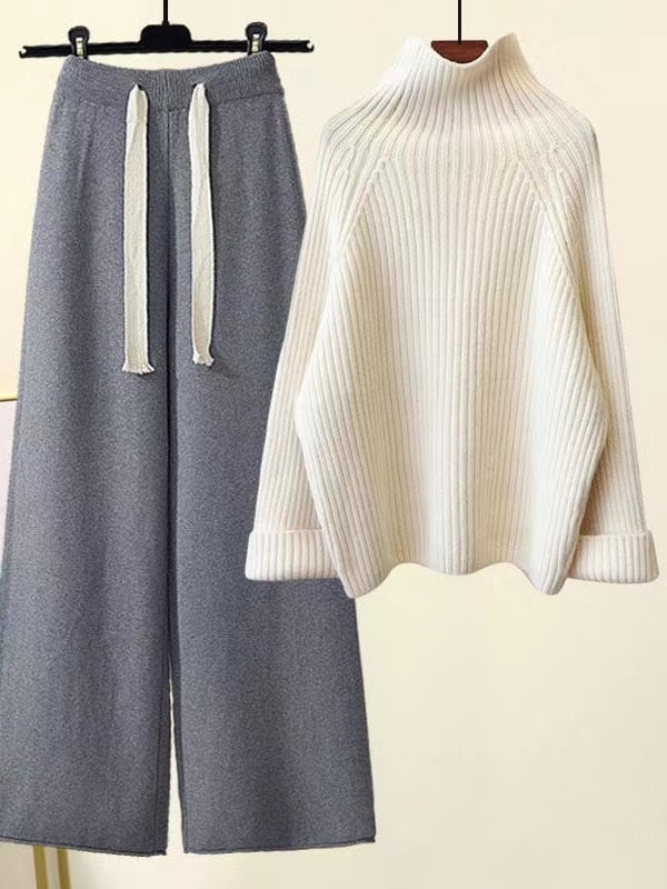 Adelheid - Gemütliches Pullover- & Hosen-Set
