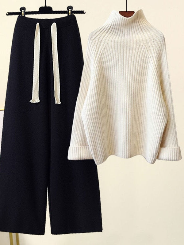 Adelheid - Gemütliches Pullover- & Hosen-Set