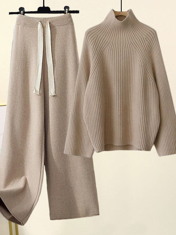 Adelheid - Gemütliches Pullover- & Hosen-Set