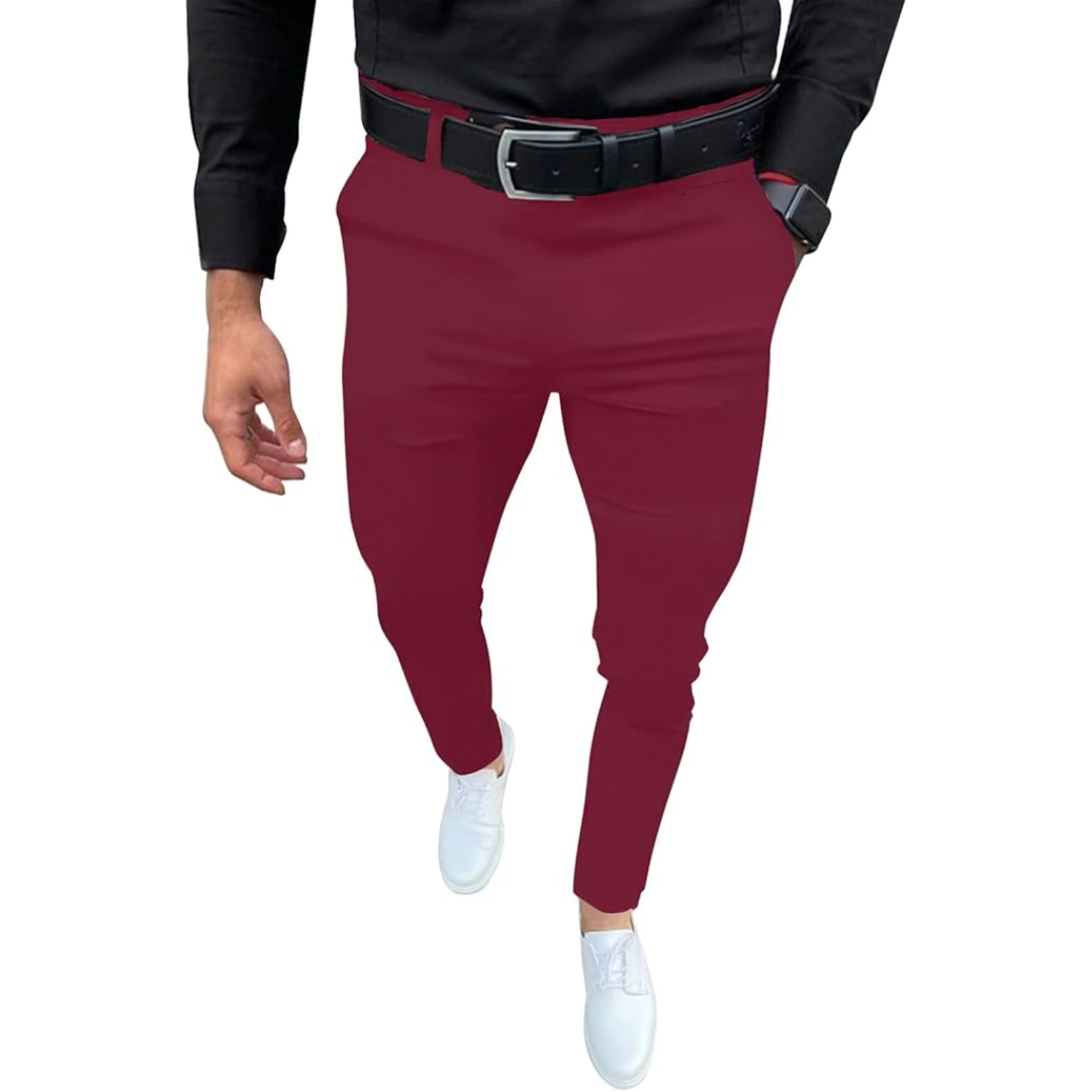 Herren Slim Fit Stretch Hose – Evert