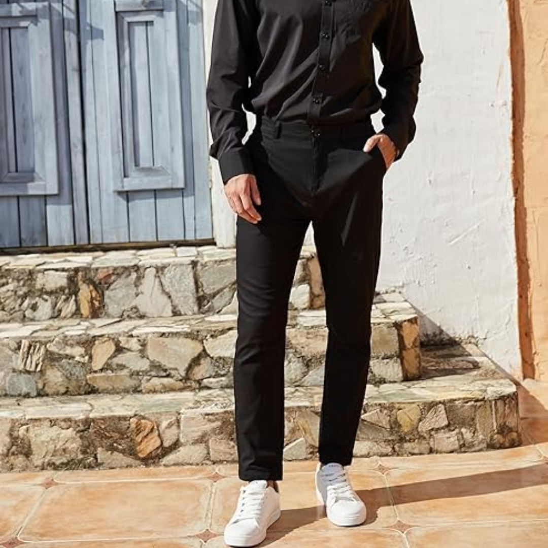 Herren Slim Fit Stretch Hose – Evert