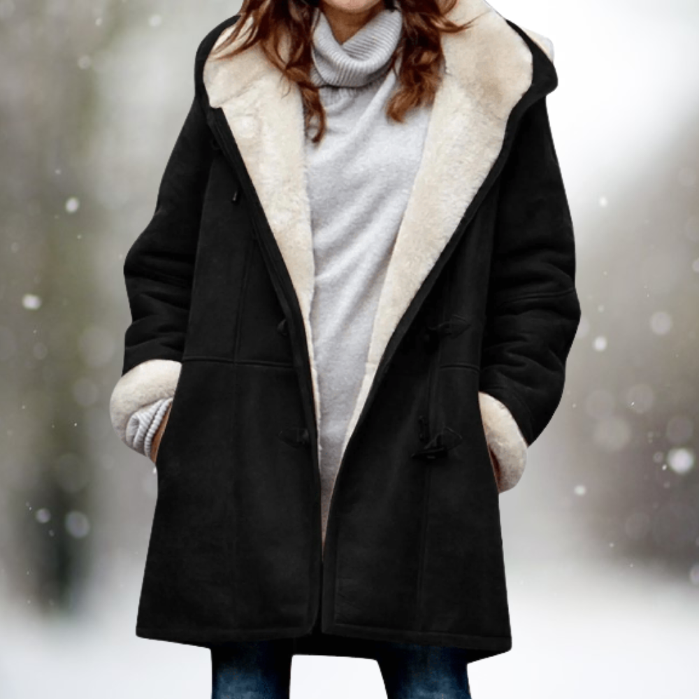 WW - Stylischer ethnischer Knopf-Hoodie-Cardigan für Frauen
