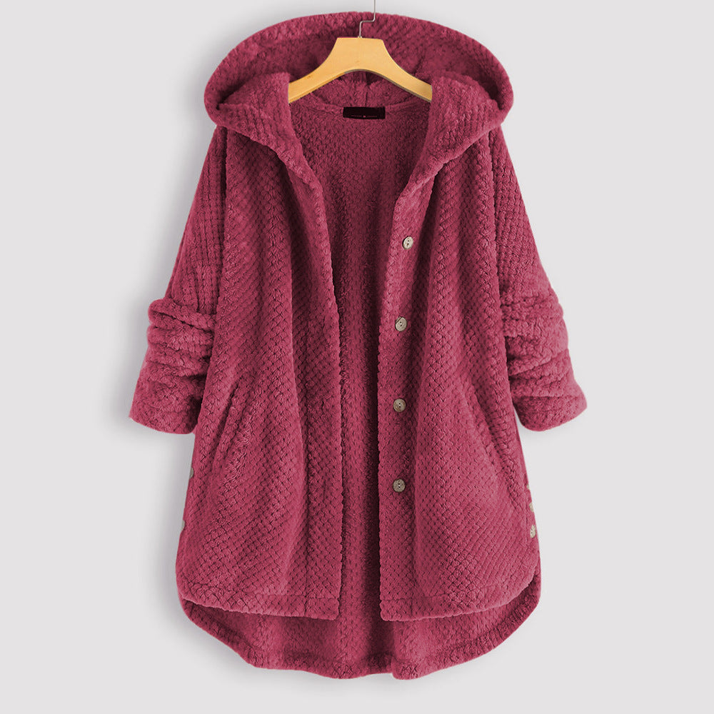 WW | Kapuzenkarte - gemütliche Damen Winterjacke