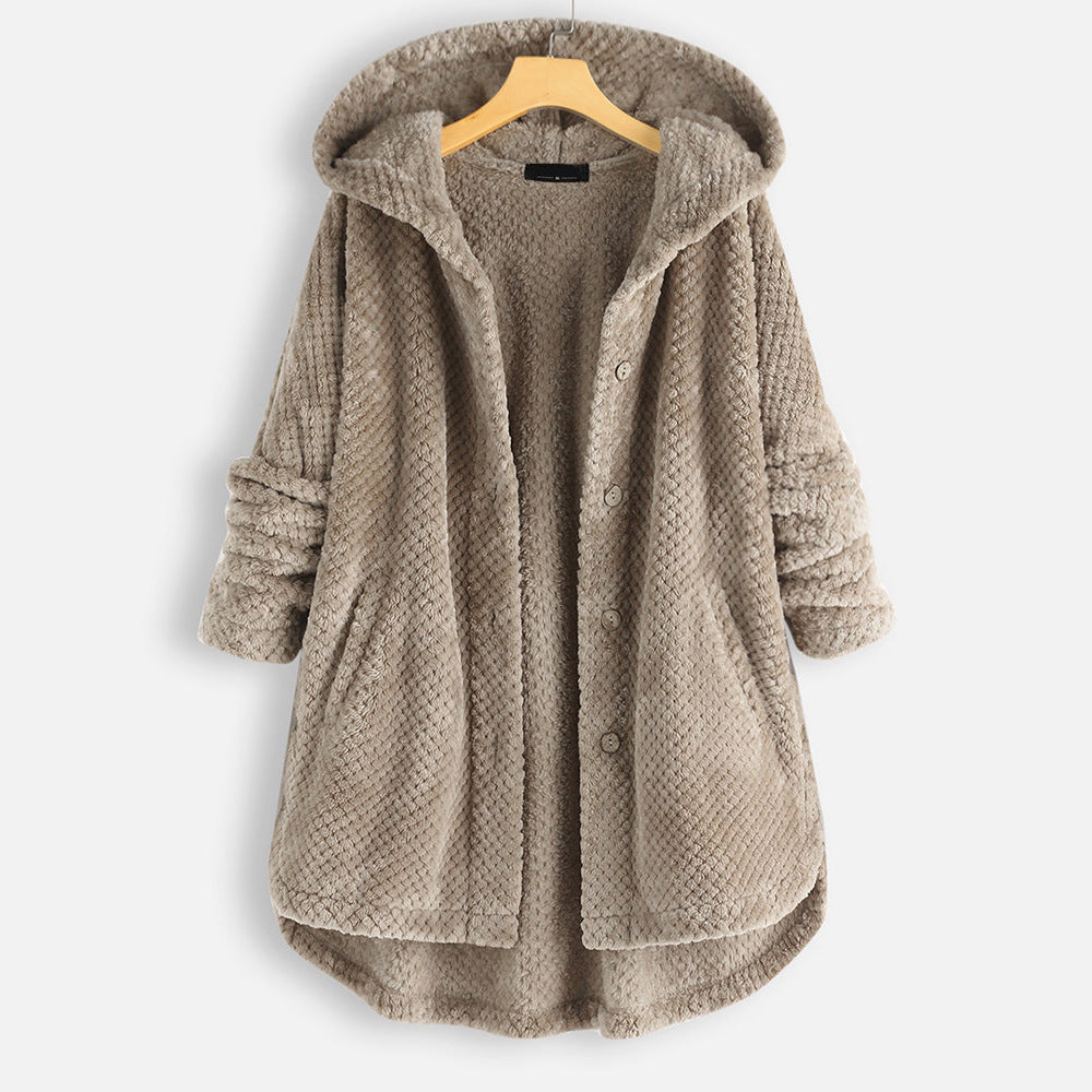 WW | Kapuzenkarte - gemütliche Damen Winterjacke