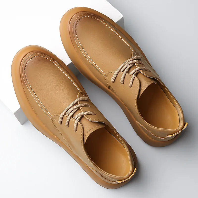 Hochwertige Herren Leder Sneaker
