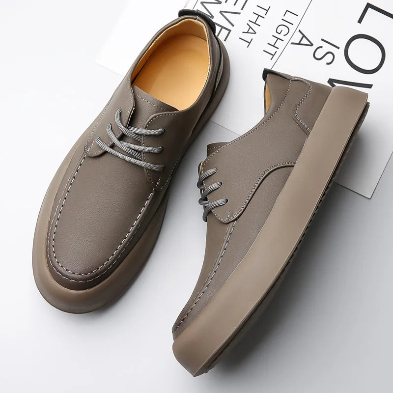 Hochwertige Herren Leder Sneaker