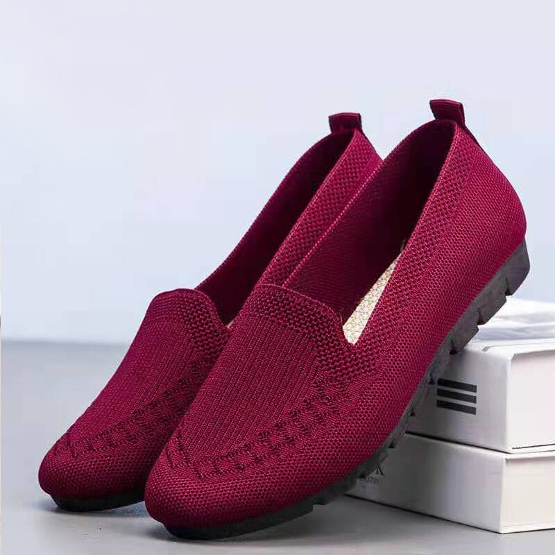 Bequeme & Atmungsaktive Damen Slip-On Alltagsschuhe mit Fußgewölbestütze – Leona
