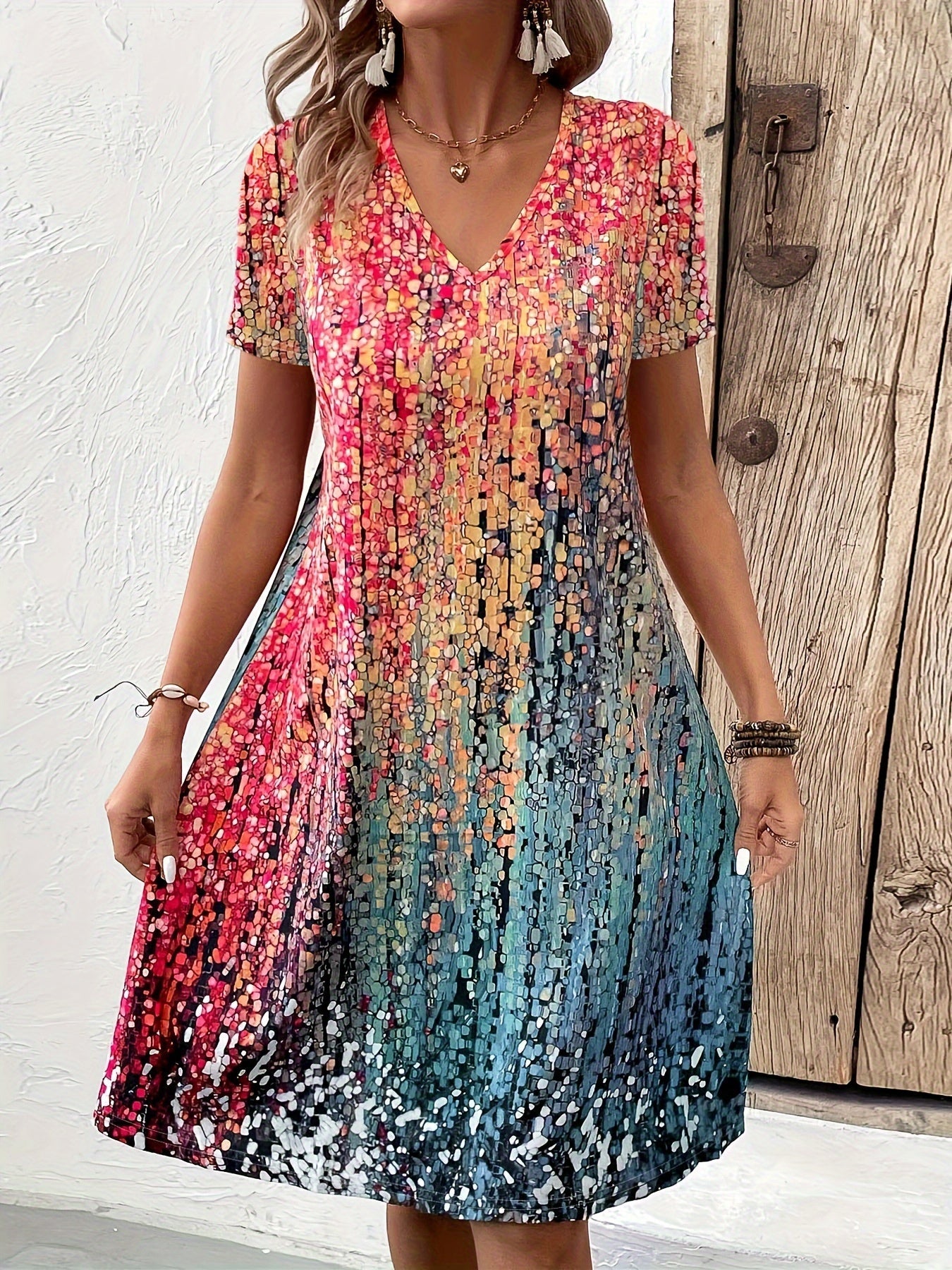 Hildalin - Elegantes Kleid für Damen | Rot