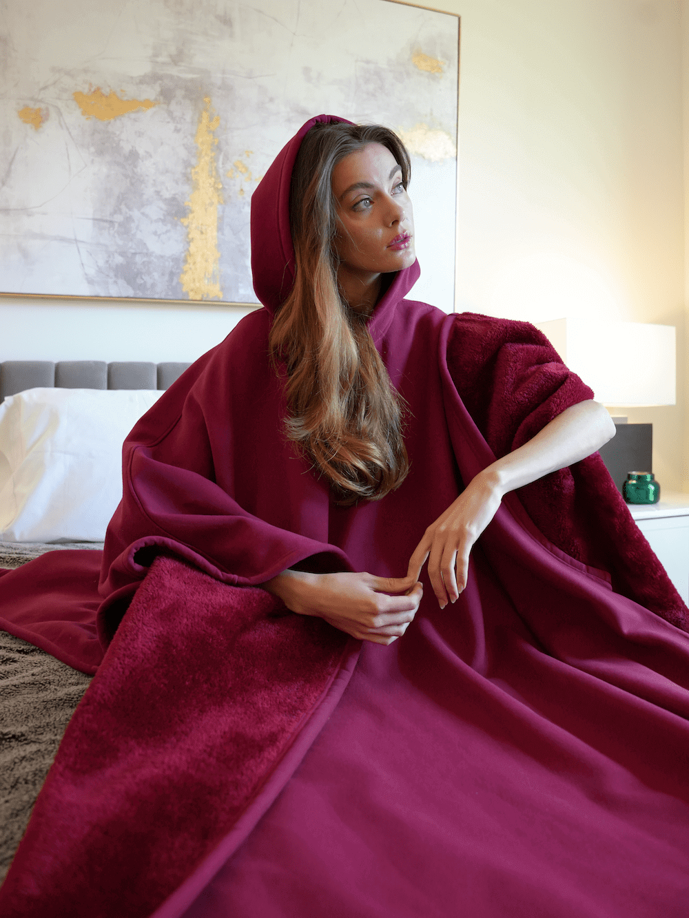 WW | Übergröße Wärme & Kuschelige Decken Kapuzenpulli Für Jeden Tag