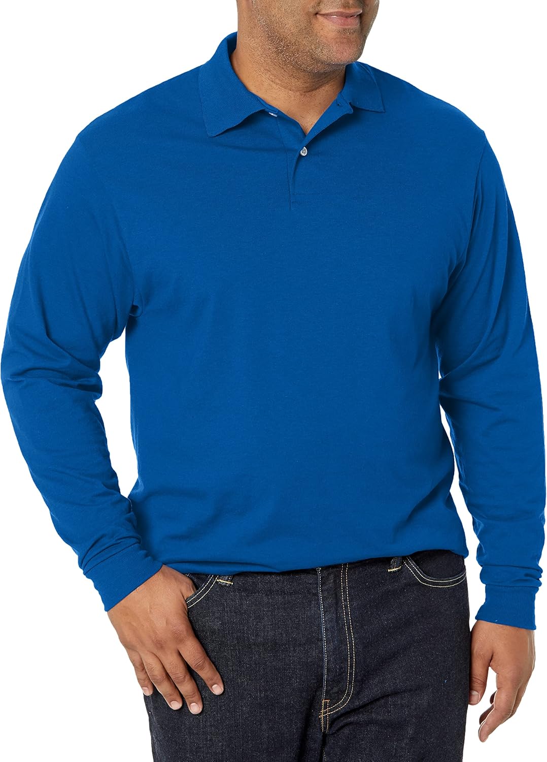 Herren Langarm-Poloshirt für Frühling 2025 – Mark