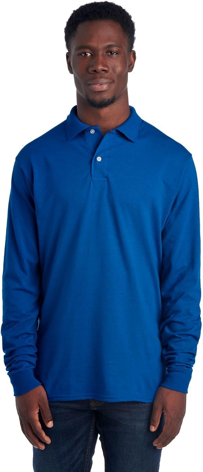 Herren Langarm-Poloshirt für Frühling 2025 – Mark