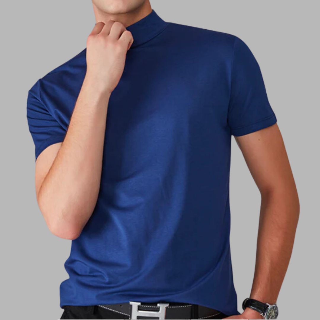 Elegantes Sommerhemd mit hohem Kragen von Ryan