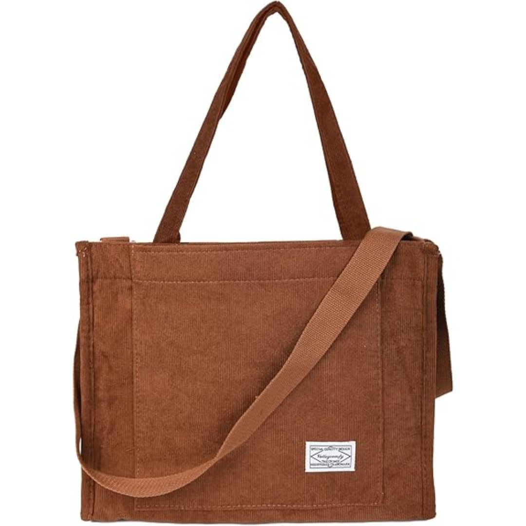 Vintage Cord Schultertasche – Alinda