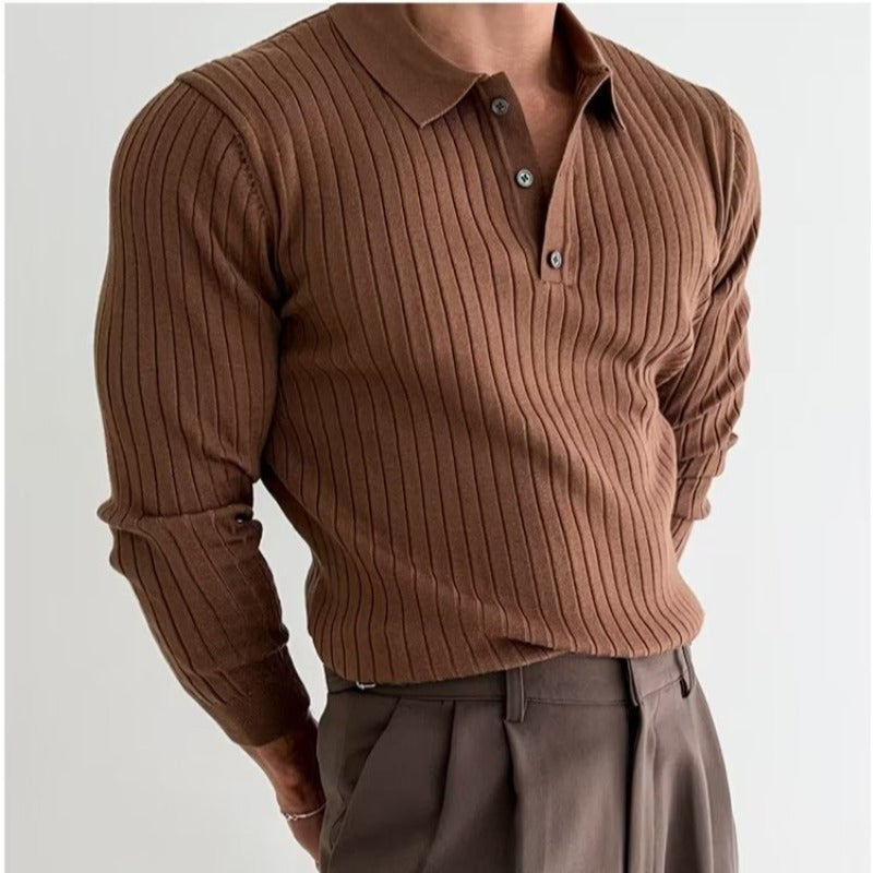 Trendy Herren Frühlings Polo Pullover - Oliver