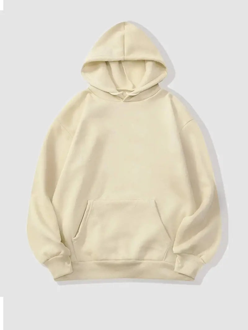 WW | Bequemer Einfarbiger Damen Hoodie mit Kapuze