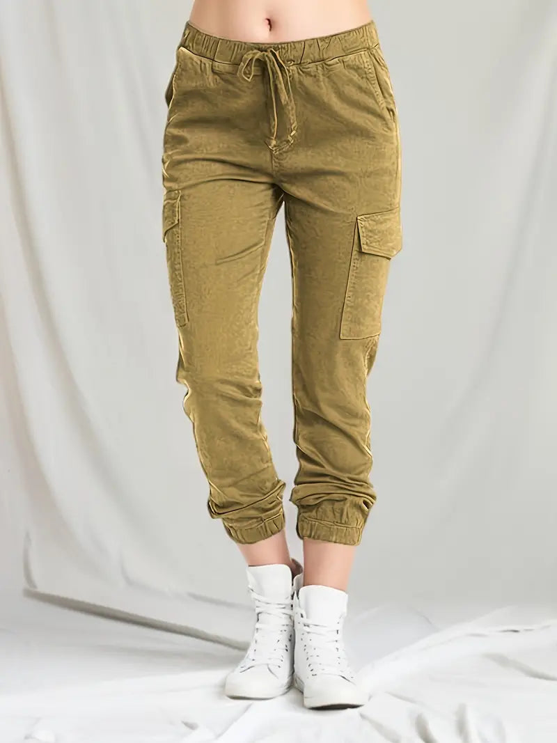 Aveline | Frühlings-Cargohose mit Kordelzug