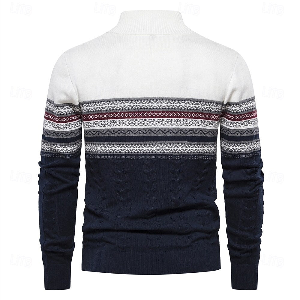 Hannes - Half-Zip Strickpullover