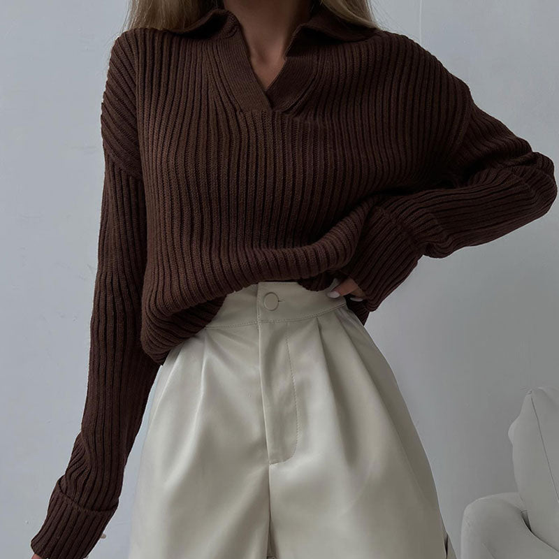 ChantellesShirt I V-Ausschnitt Pullover für Frauen