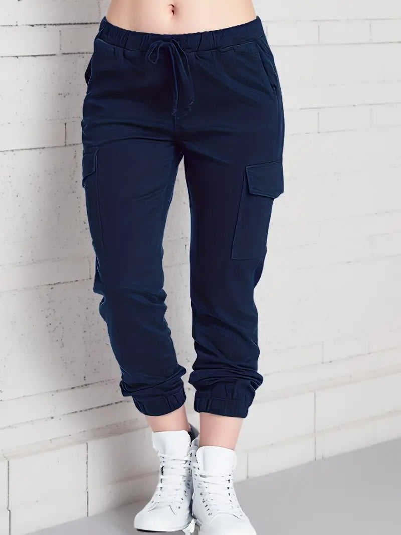 Aveline | Frühlings-Cargohose mit Kordelzug