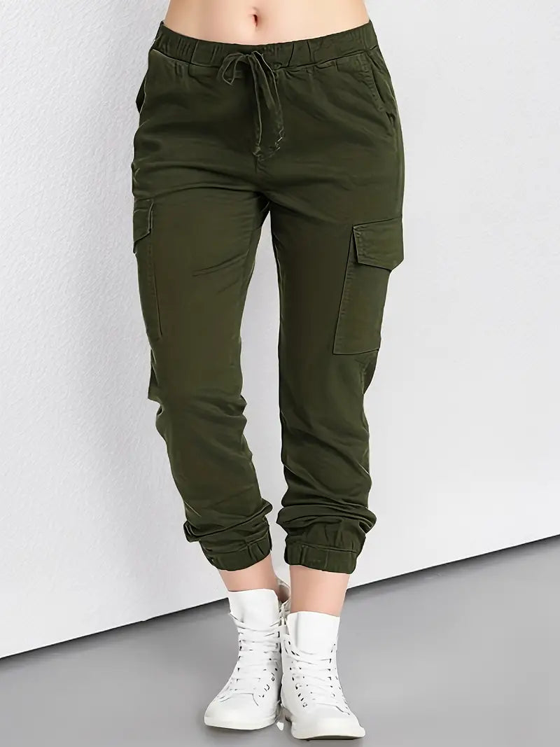 Aveline | Frühlings-Cargohose mit Kordelzug