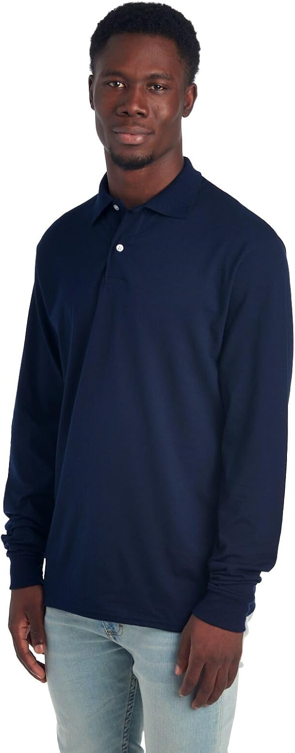 Herren Langarm-Poloshirt für Frühling 2025 – Mark