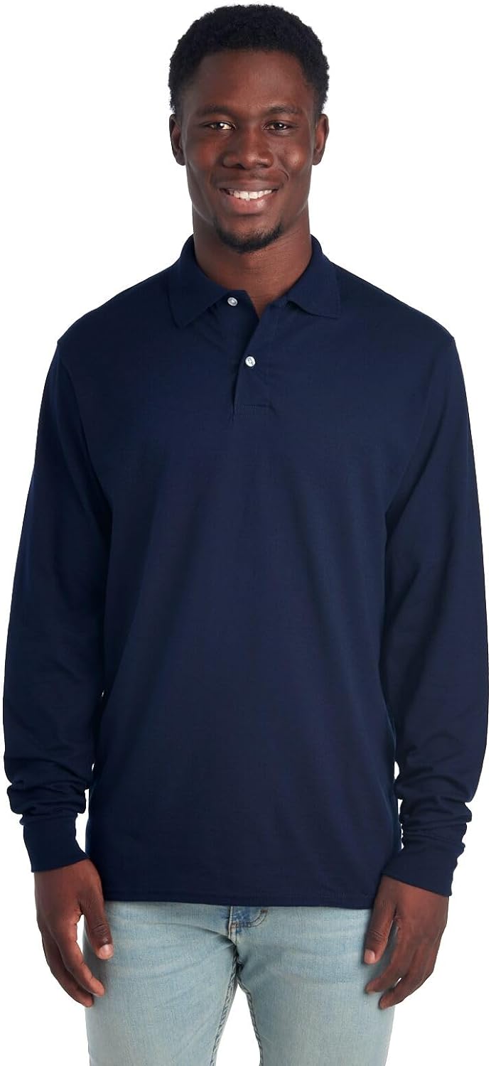 Herren Langarm-Poloshirt für Frühling 2025 – Mark