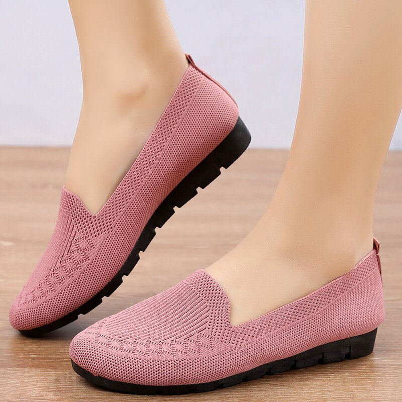 Bequeme & Atmungsaktive Damen Slip-On Alltagsschuhe mit Fußgewölbestütze – Leona