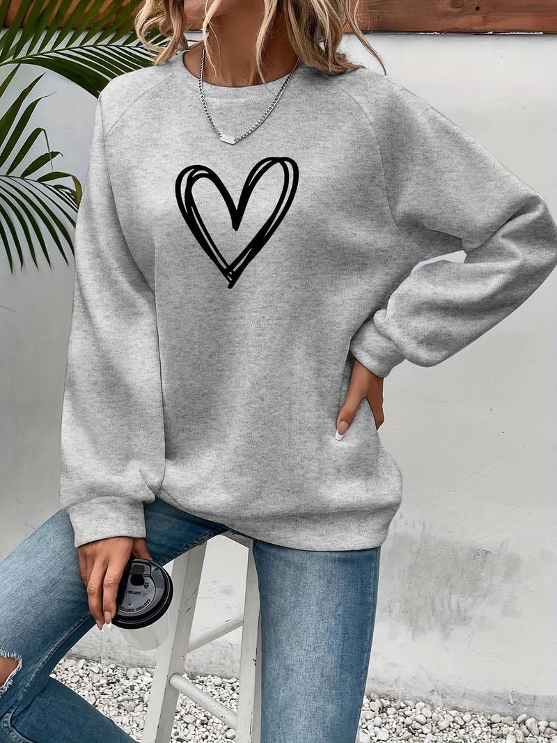 Bossom | Damen Herz-Pullover