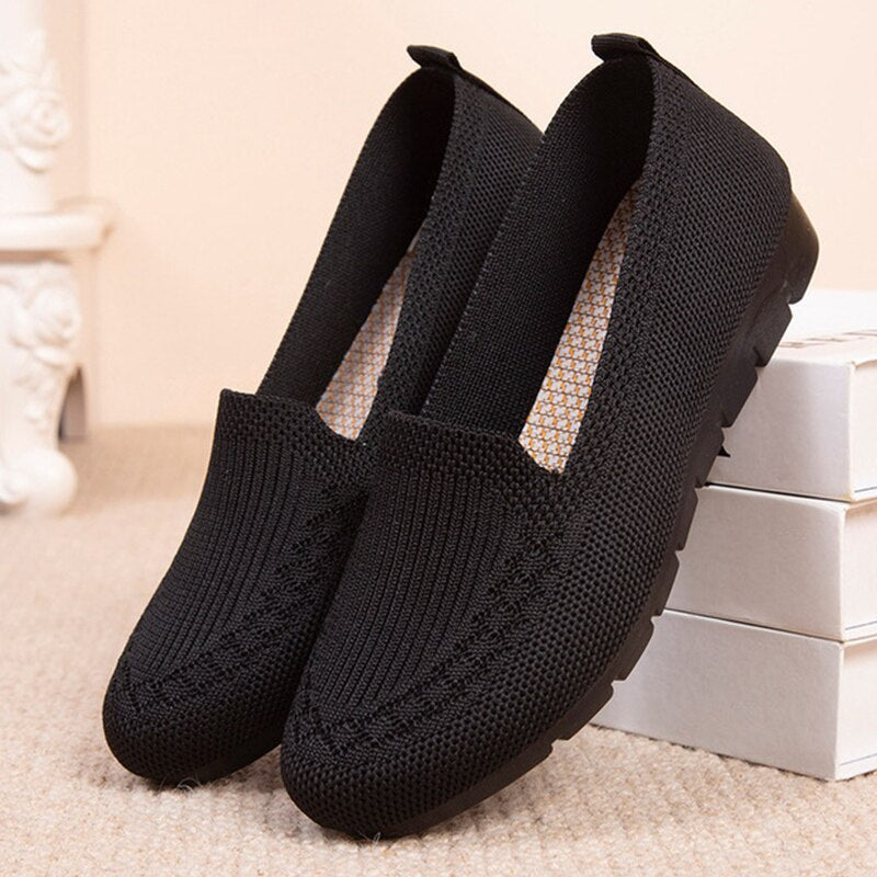 Bequeme & Atmungsaktive Damen Slip-On Alltagsschuhe mit Fußgewölbestütze – Leona