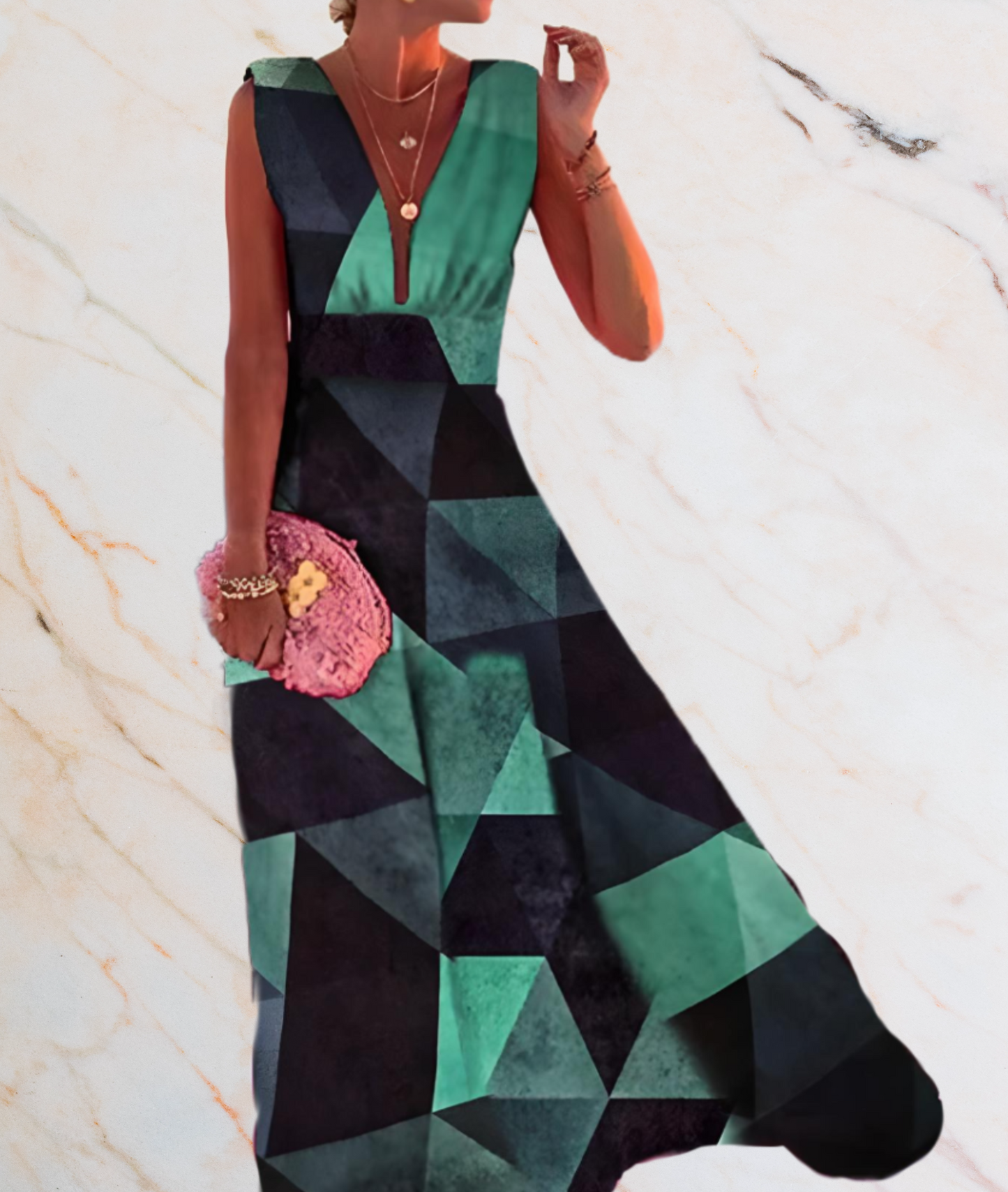 Ärmelloses Sommerkleid mit modernem Design - Nympha