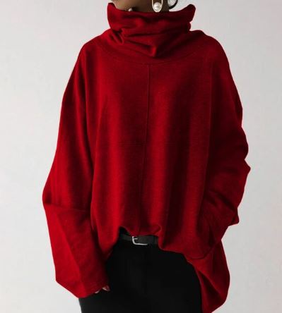 W&W - Damen Kapuzenpullis Rollkragenpullover