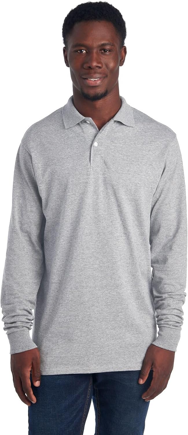 Herren Langarm-Poloshirt für Frühling 2025 – Mark
