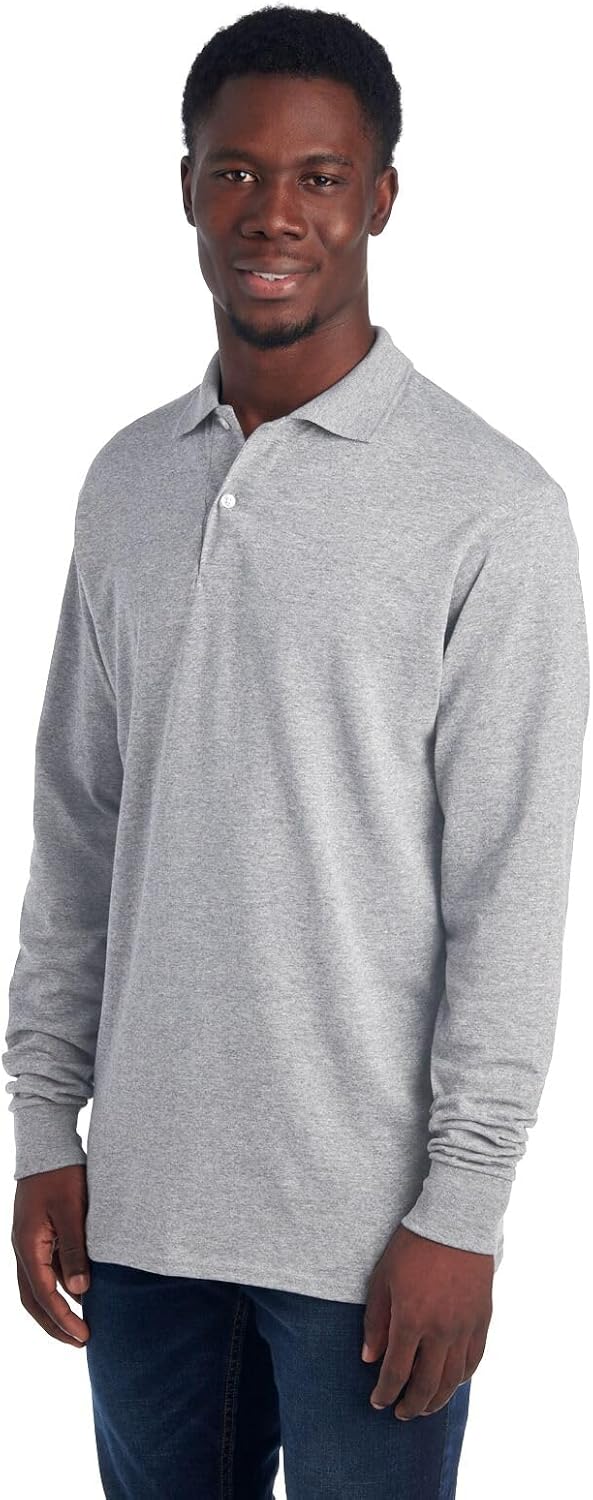 Herren Langarm-Poloshirt für Frühling 2025 – Mark