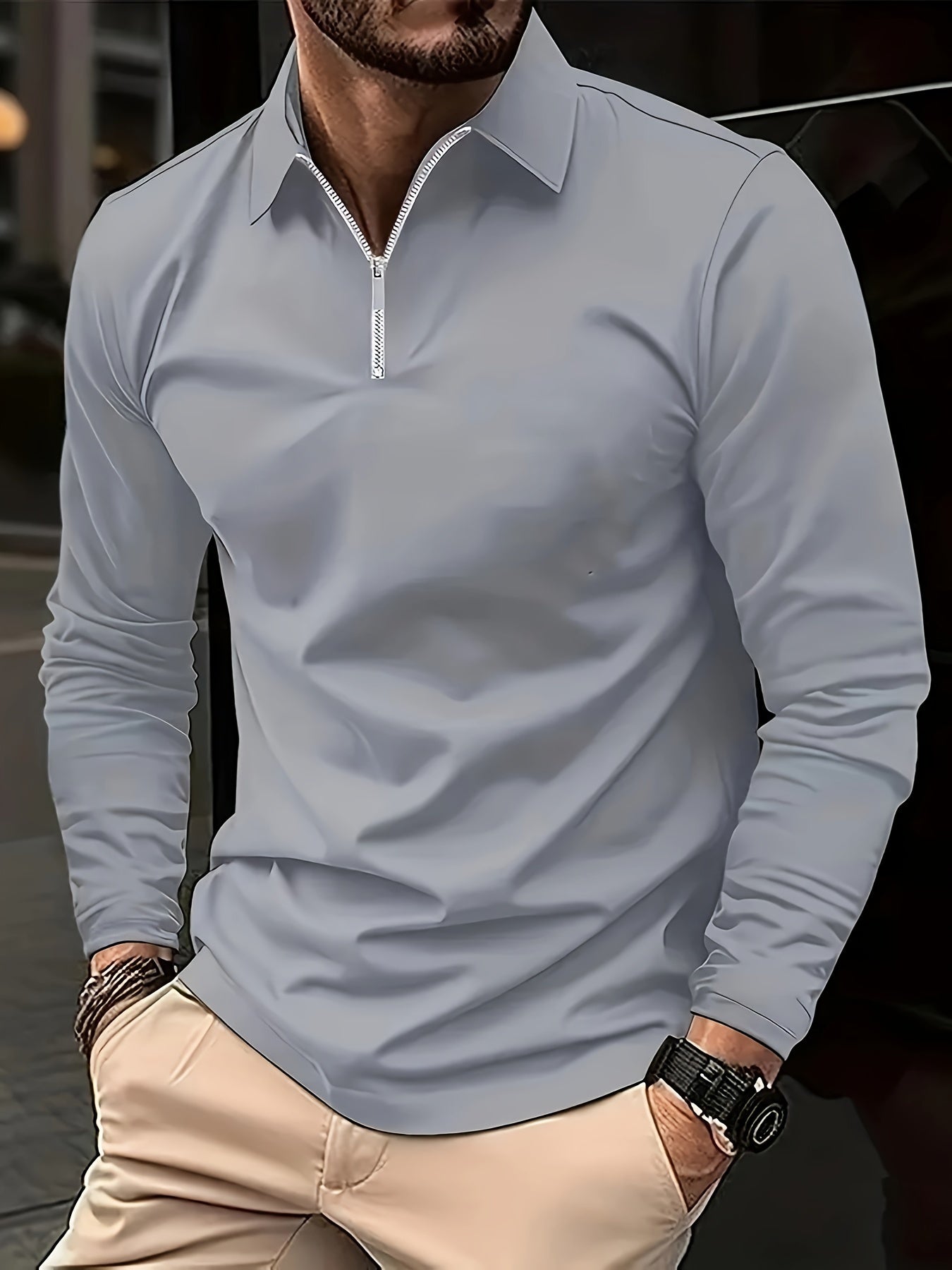 Herrenlangarmshirt für Frühling 2025 - Lucas