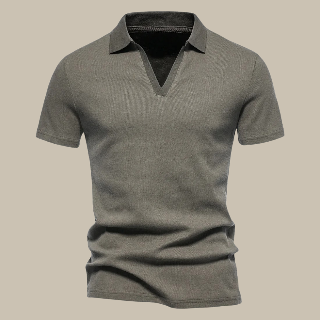 Premium Merino Polo | Herren Kurzarm-Polo für Frühling 2025