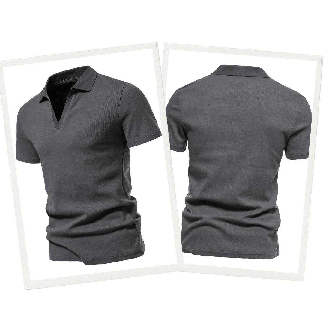 Premium Merino Polo | Herren Kurzarm-Polo für Frühling 2025