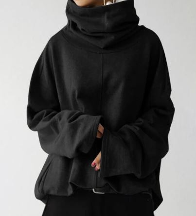 W&W - Damen Kapuzenpullis Rollkragenpullover